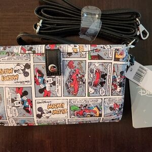 Disney Parks - Mickey & Minnie Mouse Comic Strip Wallet Wristlet (P01238)